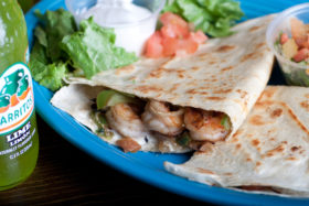 Shrimp Quesadilla-El Jefe Restaurant & Mexican Grill, Newark, Delaware