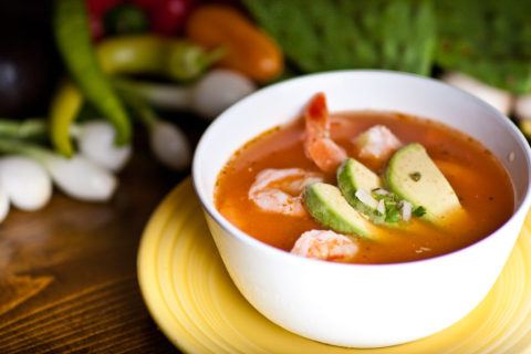 Mexican Shrimp Soup -El Jefe Restaurant & Mexican Grill, Newark, Delaware