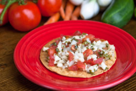 Fish Tostada -El Jefe Restaurant & Mexican Grill, Newark, Delaware