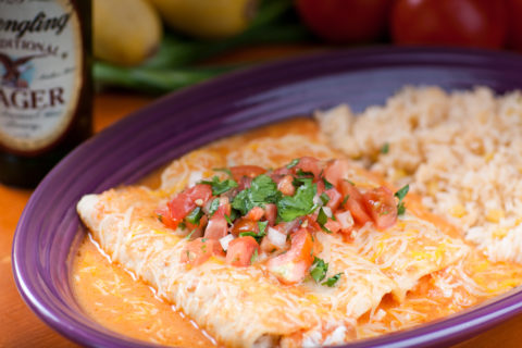 Crabmeat Enchiladas -El Jefe Restaurant & Mexican Grill, Newark, Delaware