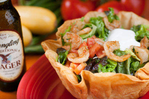 Shrimp Taco Salad -El Jefe Restaurant & Mexican Grill, Newark, Delaware