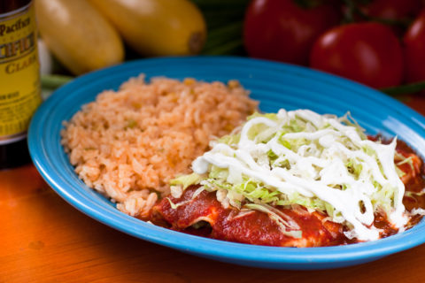 Lunch Enchiladas -El Jefe Restaurant & Mexican Grill, Newark, Delaware