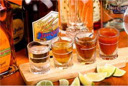 Tequila selection at El Jefe